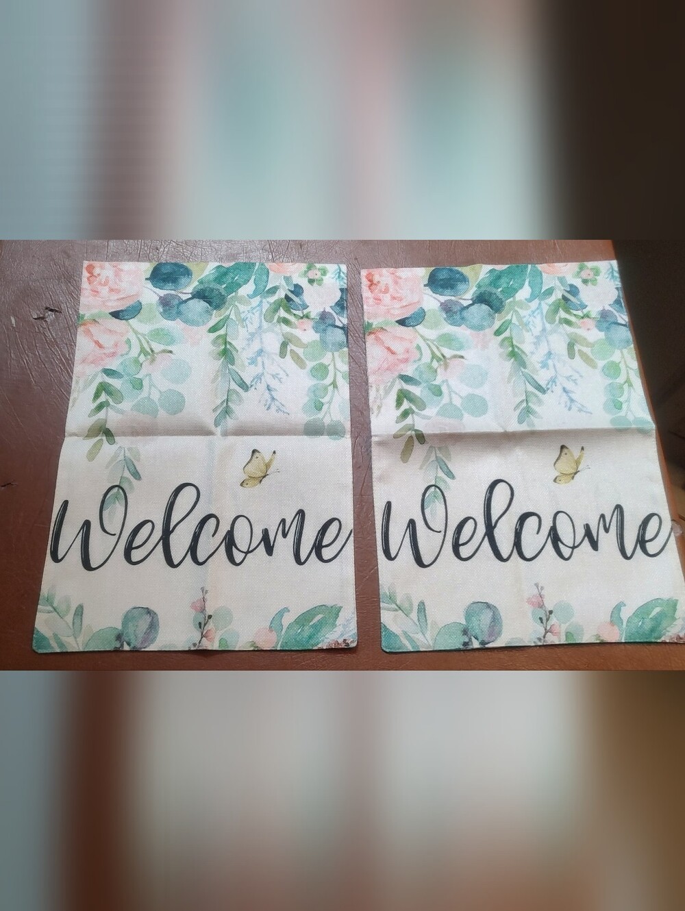 2  New Cloth Flags For Outside